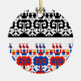 Bulgarisches Volksmuster Keramik Ornament