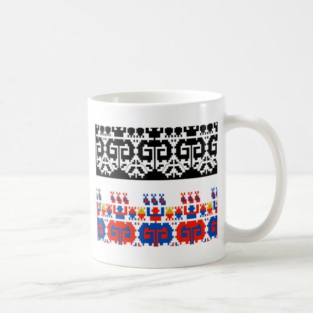 Bulgarisches Volksmuster Tasse (Rechts)