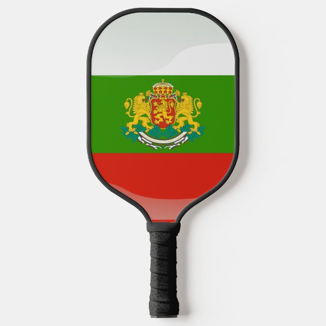 Bulgarisches Wappen Pickleball Schläger (Vorderseite)
