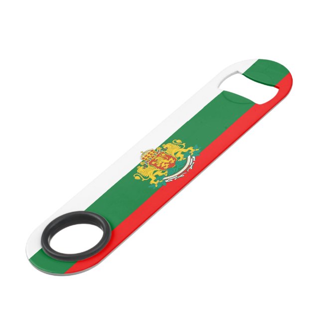 Bulgarisches Wappen Speed Flaschenöffner (Vorderseite Schrägansicht)