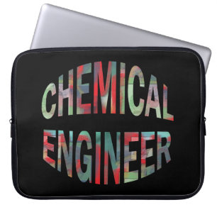 Bulging Chemical Engineer Text Laptopschutzhülle