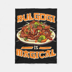 Bulgogi ist eine zauberhafte, lustige Erklärung de Fleecedecke