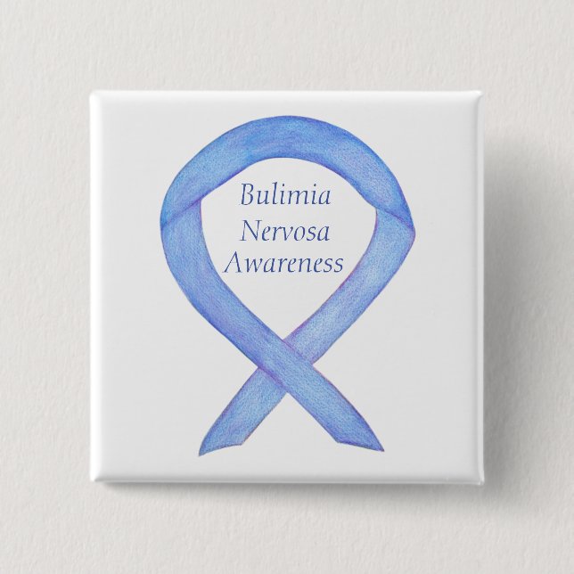 Bulimia Nervosa Sensibilisierungsband Custom Butto Button (Vorderseite)