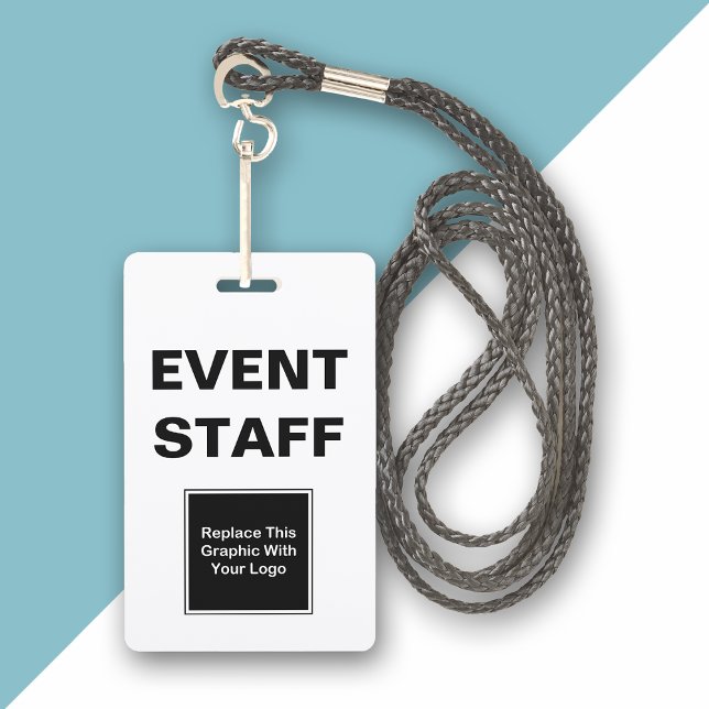 Bulk Event Staff ID Two Side Design Ausweis (Von Creator hochgeladen)