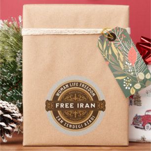 Bulk Persian Christmas Geschenke für Typ der Uni Runder Aufkleber