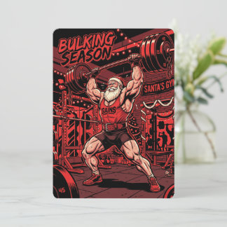 Bulking Season Gains Santa Fitnessstudio Weihnacht