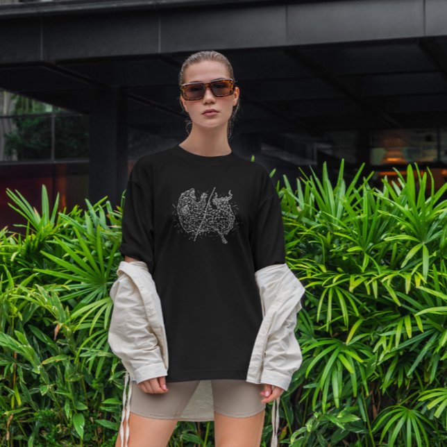 Bull And Bear Geometric T-Shirt (Von Creator hochgeladen)