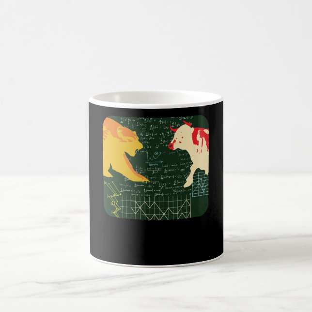 Bull and Bear Kaffeetasse (Mittel)