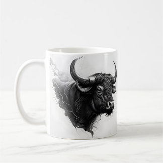 Bull Art Design für Tasse