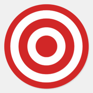 Bull-Auge Runder Aufkleber