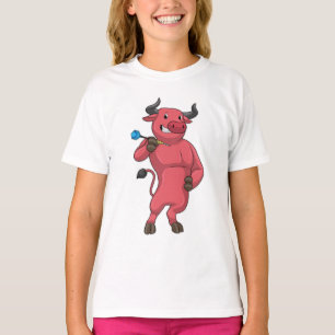 Bull bei Darts mit Dart T-Shirt