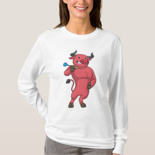 Bull bei Darts mit Dart T-Shirt