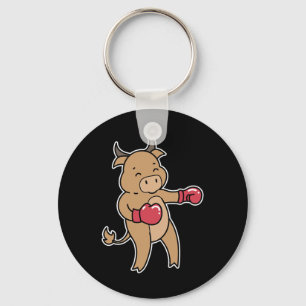 Bull Boxing Schlüsselanhänger