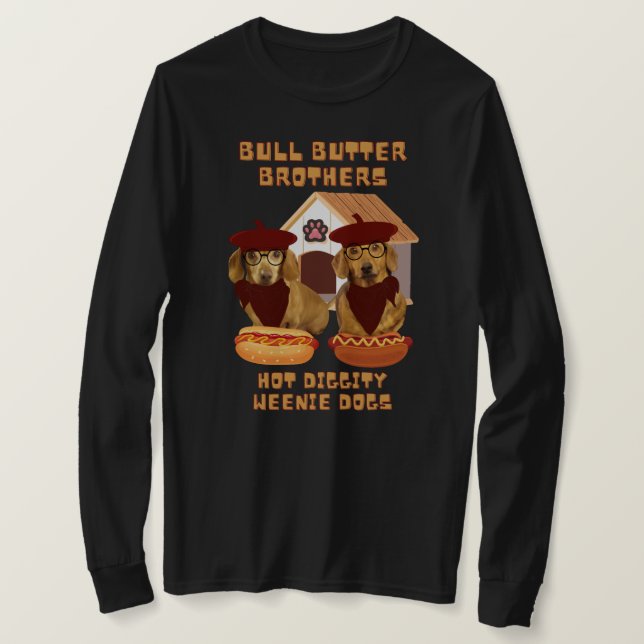 Bull Butter Brothers Long Sleeve T - Shirt (Design vorne)