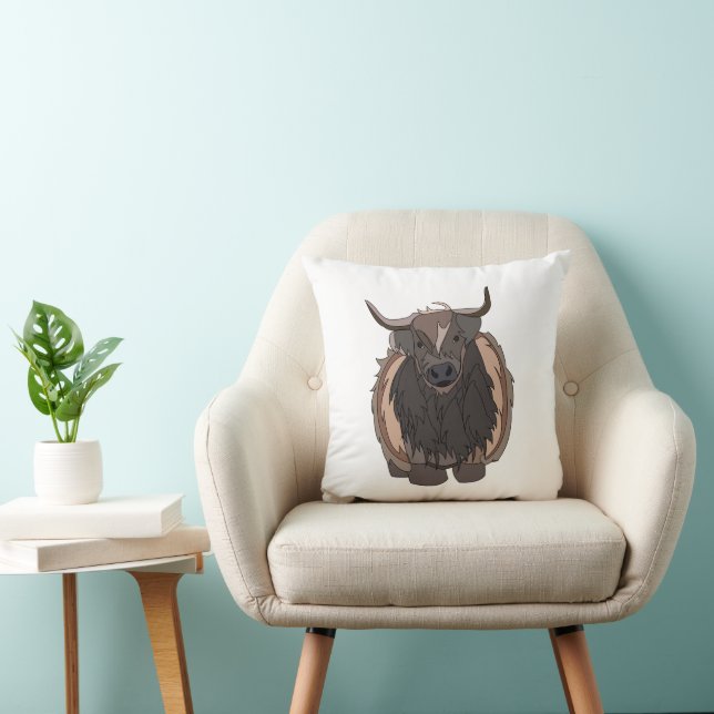 Bull Cattle Bull Kissen (Stuhl )