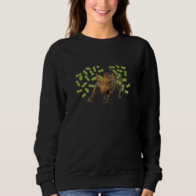 Bull Charging Sweatshirt (Vorderseite)