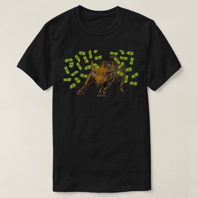 Bull Charging T-Shirt (Design vorne)