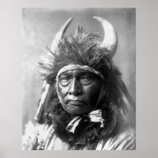 Bull Chief — Apsaroke: 1908 Poster