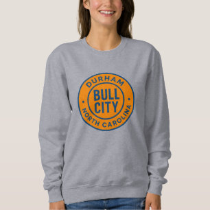 Bull City Durham North Carolina Round Abzeichen -  Sweatshirt