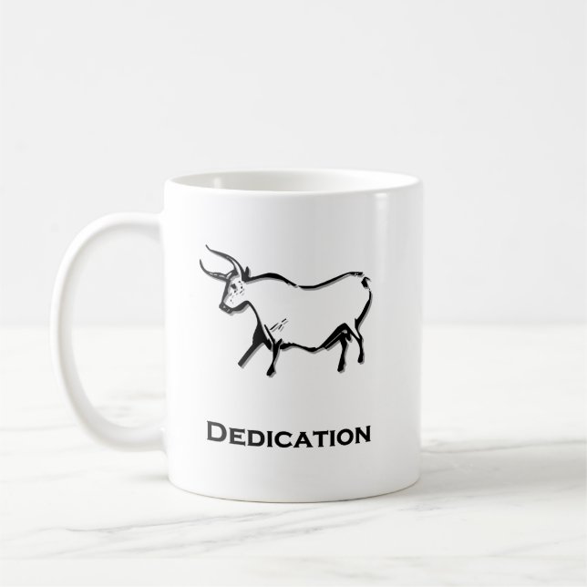 Bull Dedication Black Kaffeetasse (Links)