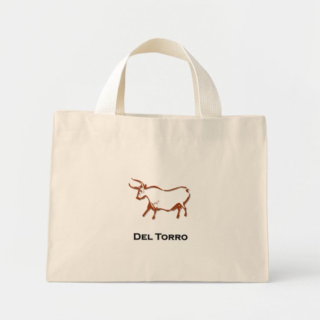 Bull del toro mini stoffbeutel (Vorne)