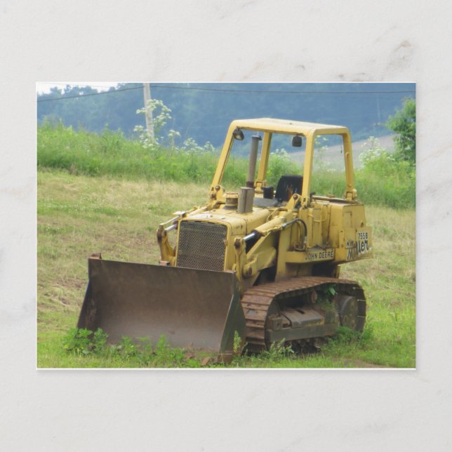 Bull Dozer Postkarte (Vorderseite)