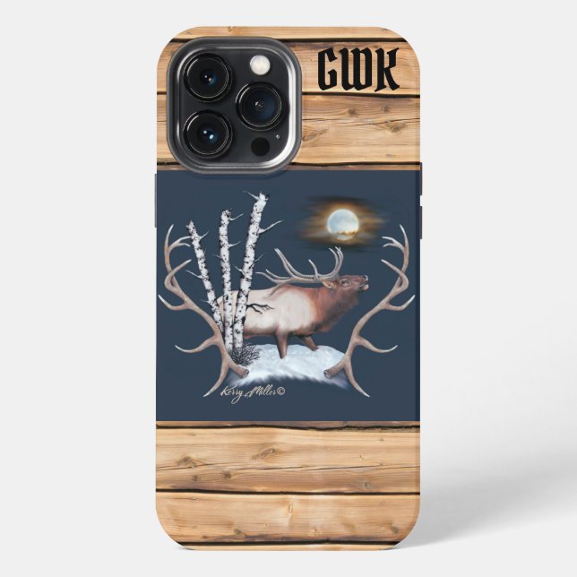 Bull-Elch iPhone Hülle (Rückseite)