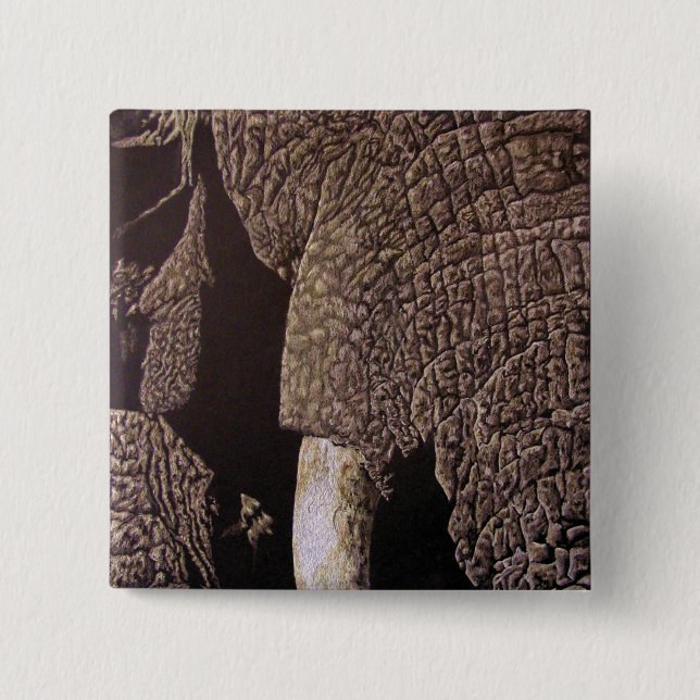 Bull Elephant Button (Vorderseite)