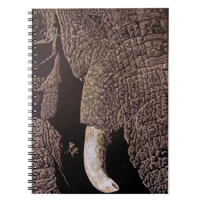 Bull Elephant Notizblock (Vorderseite)