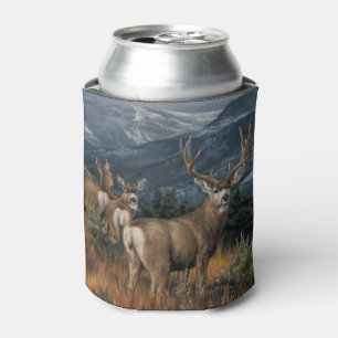 Bull Elk and Herd Can Cooler Dosenkühler
