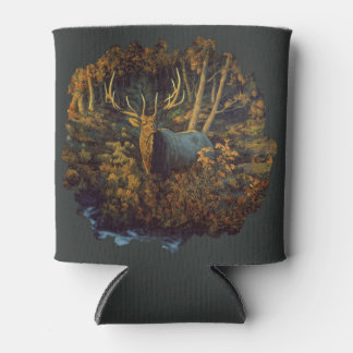 Bull Elk Autumn Yellow Dosenkühler