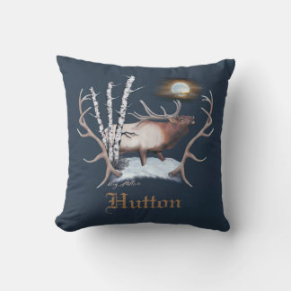 Bull Elk Bugling Kissen