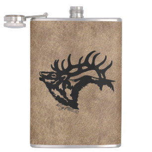 Bull Elk Flask Flachmann