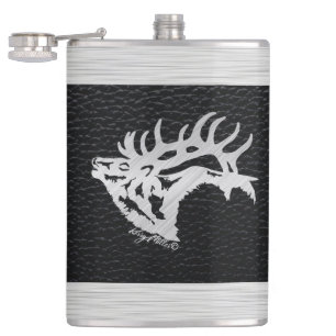 Bull Elk Flask Flachmann