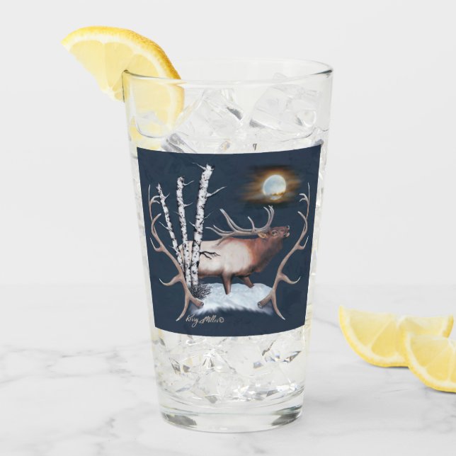 Bull Elk Glass Glas (Vorderseite Ice)
