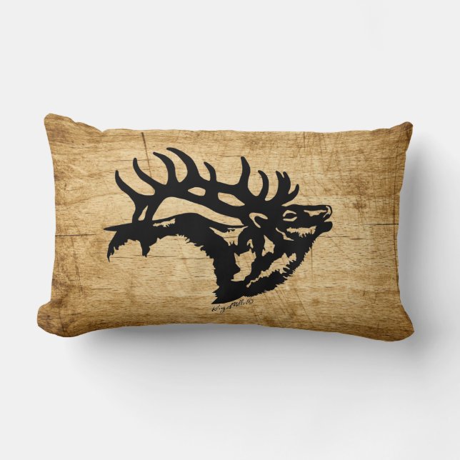 Bull Elk Lendenkissen (Vorderseite)