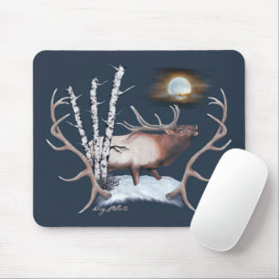 Bull Elk Mousepad