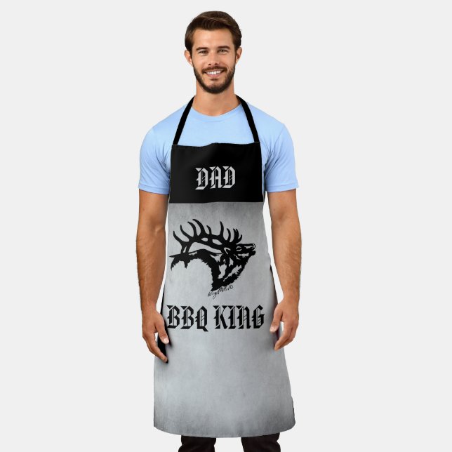 Bull Elk Schürze (Getragen)