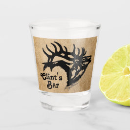 Bull Elk Shot Glass Schnapsglas