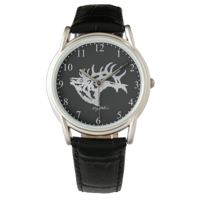 Bull Elk Watch Armbanduhr (Vorderseite)