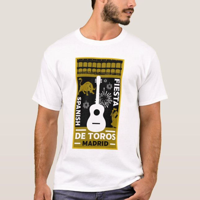 Bull Fight Corrida De Toros T - Shirt (Vorderseite)