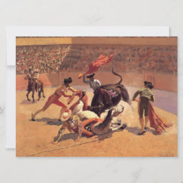 Bull Fight in Mexico (von Frederic Remington) Karte