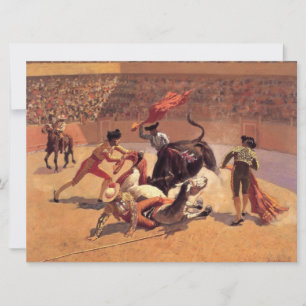 Bull Fight in Mexico (von Frederic Remington) Karte