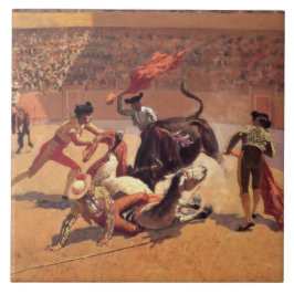 Bull Fighters in Mexiko (von Frederic Remington) Fliese