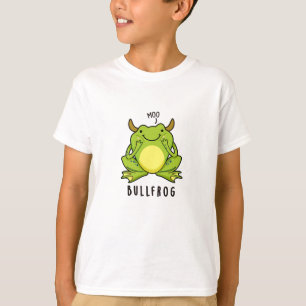 Bull Frog Funny Animal Frog Puff T-Shirt