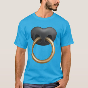 Bull Gold Nose Ring T-Shirt