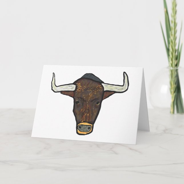 Bull Head Karte (Vorderseite)