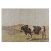 Bull in einer ländlichen Landschaft (von Ferdinand