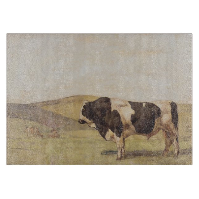 Bull in einer ländlichen Landschaft (von Ferdinand Schneidebrett (Vorderseite)
