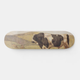 Bull in einer ländlichen Landschaft (von Ferdinand Skateboard